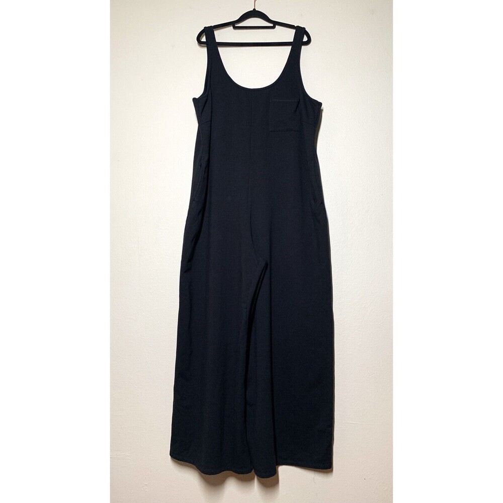 Savage x Fenty Essential Relaxed Jumpsuit 3X Black Cotton Blend Lounge